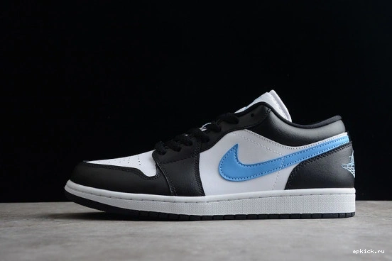 Cheap EP Black White 1 Low Blue DC0774-041  University Jordan DC0774-041 (W) 1227